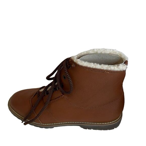 Ellemenno Ankle Boots Brown Sz. 8.5 New Y2K - Picture 8 of 9